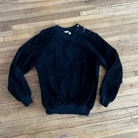 Vintage Authentic Suede Sweater Shirt | M - Picture 4 of 5